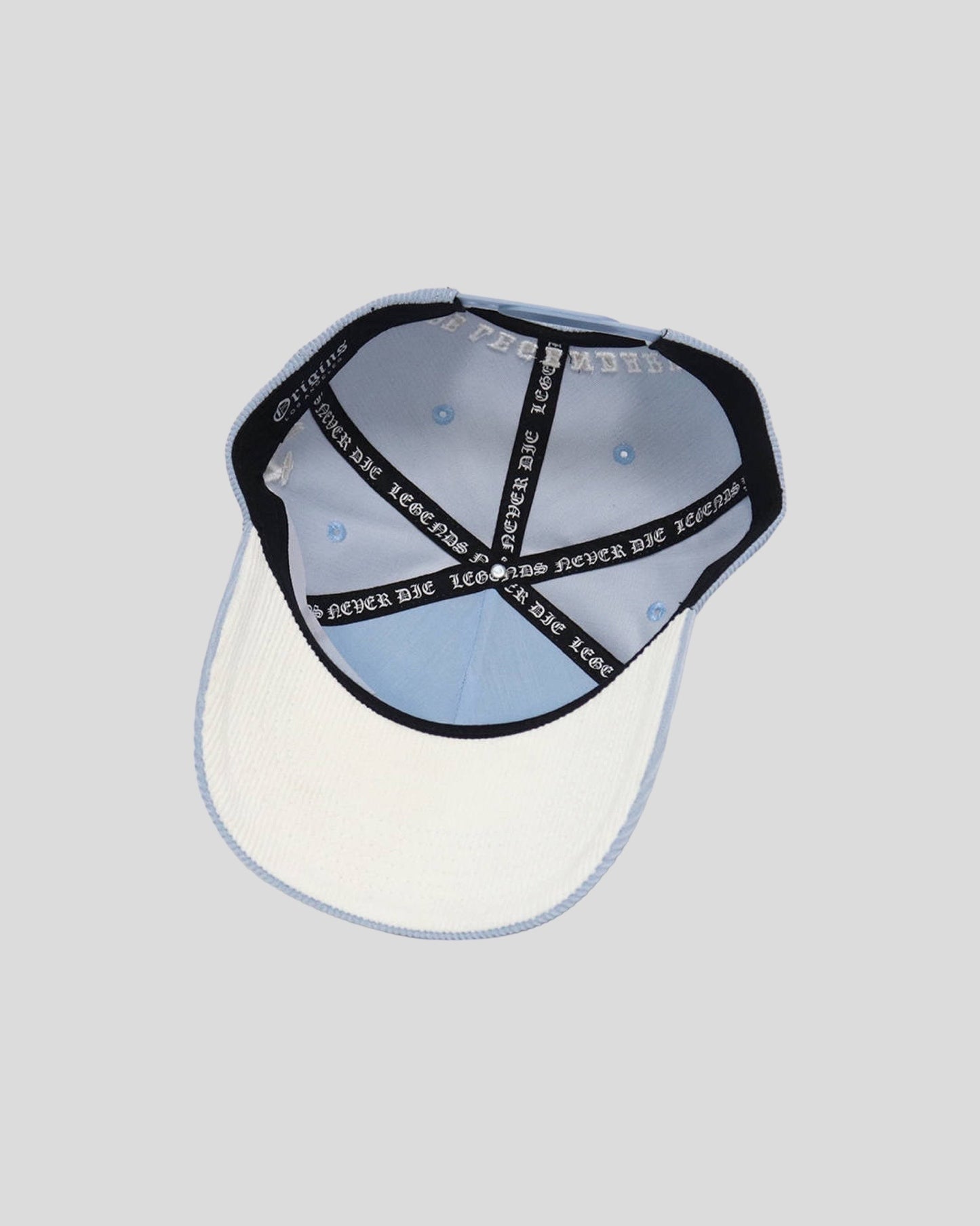 Blue “BE LEGENDARY” Corduroy Snapback