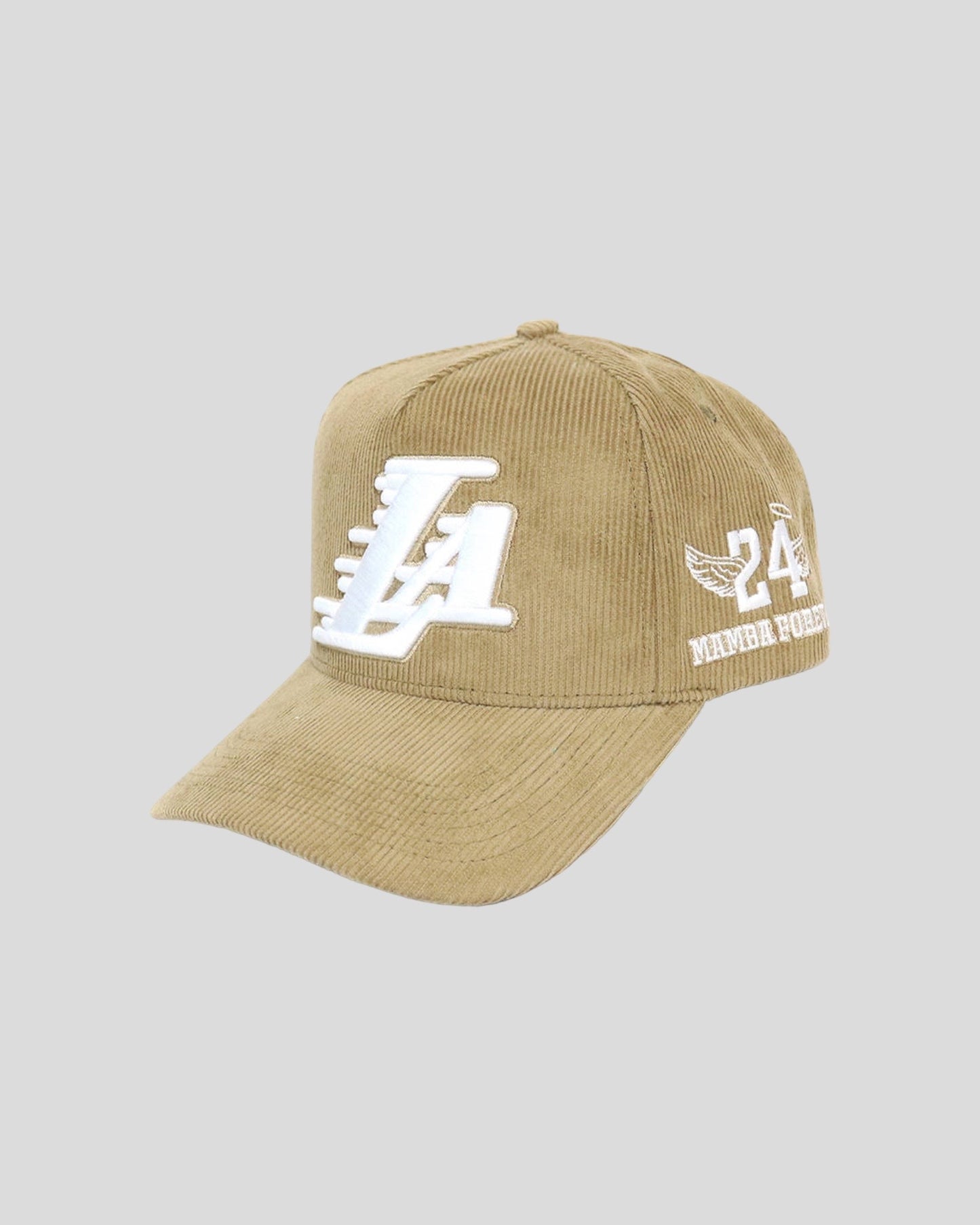 Beige “BE LEGENDARY” Corduroy Snapback