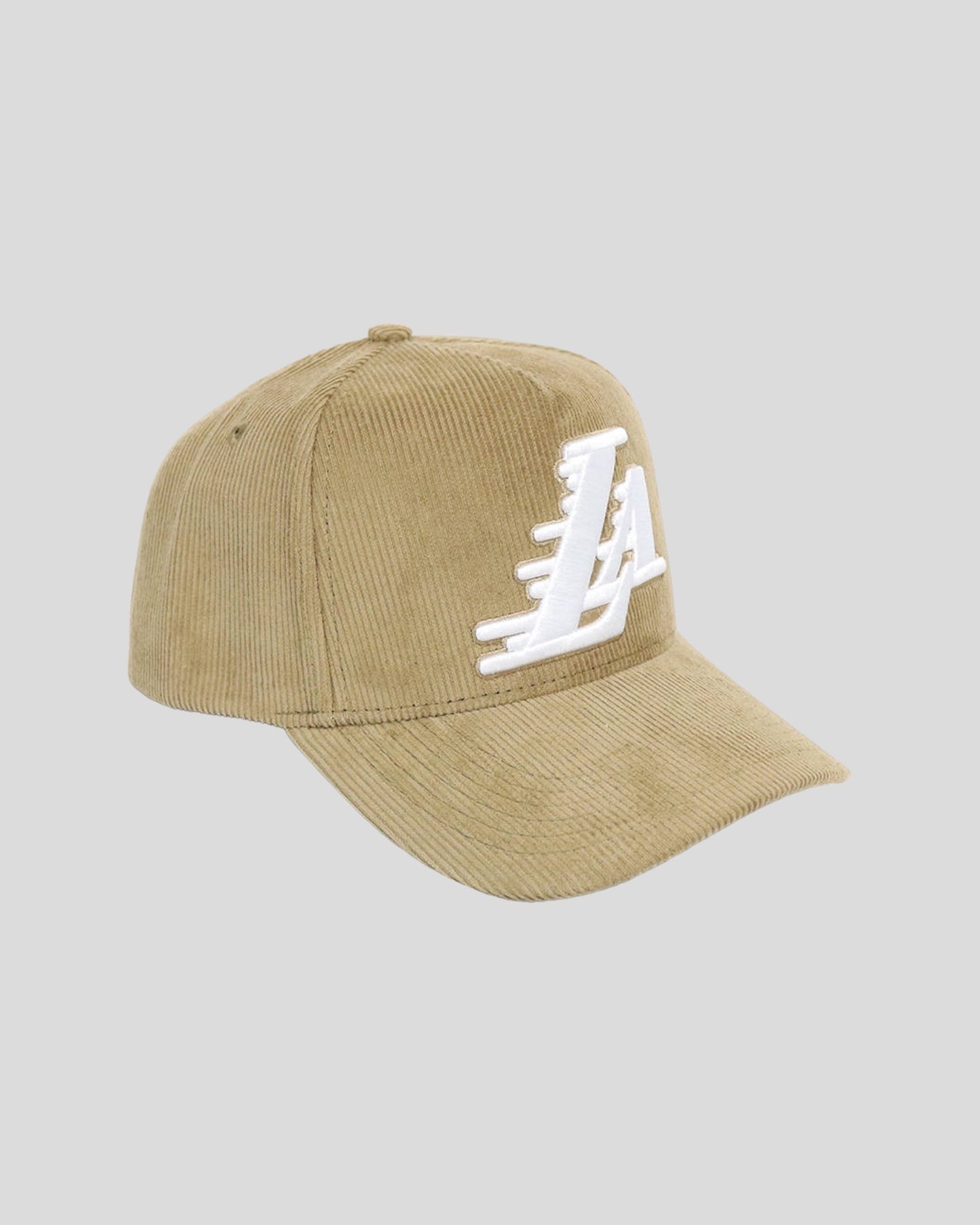 Beige “BE LEGENDARY” Corduroy Snapback